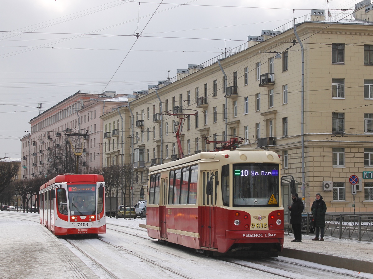 Санкт-Петербург, 71-631-02 № 7403; Санкт-Петербург, ТС-77 № 3615