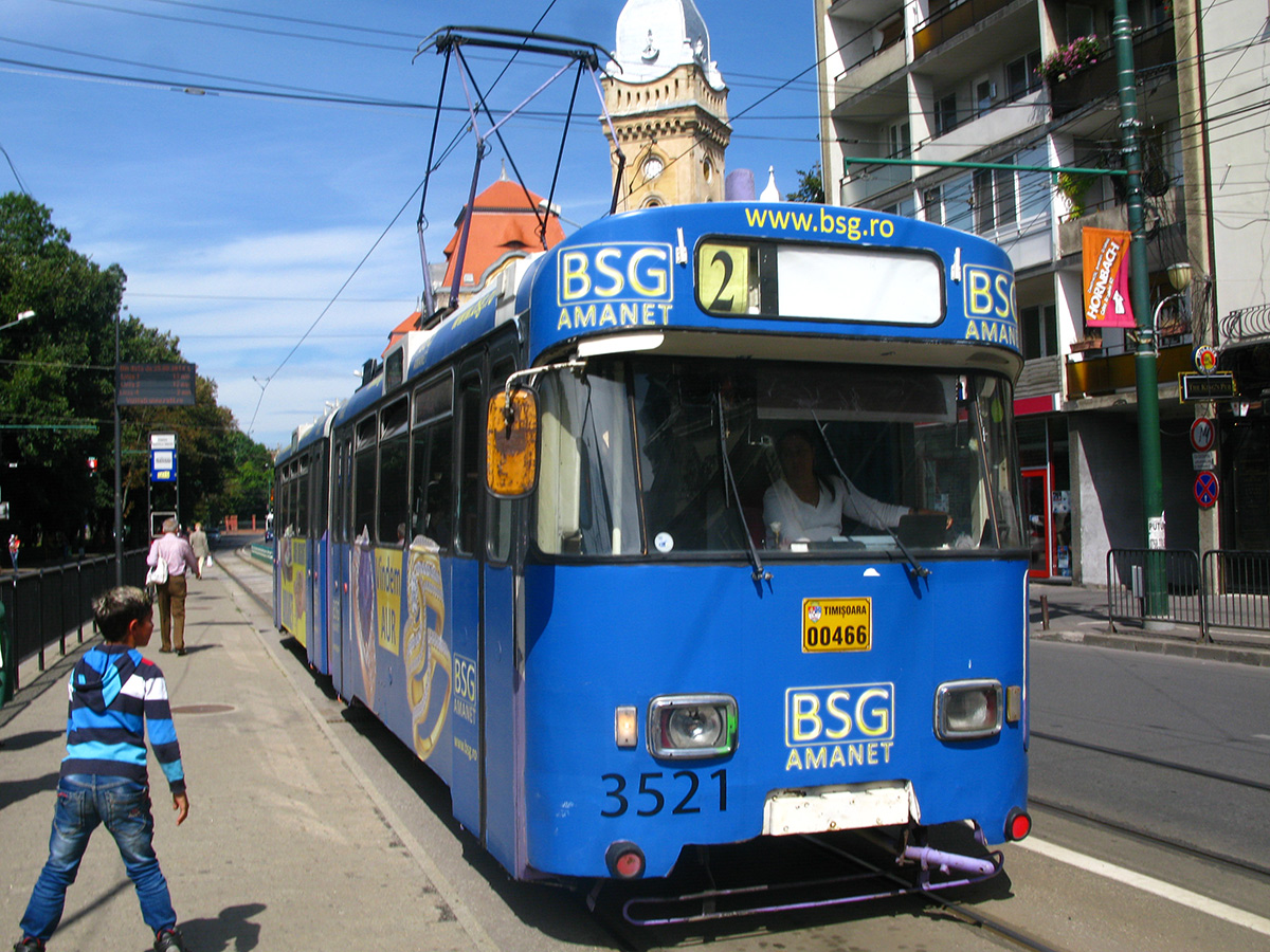 Тимишоара, Wegmann GT4e № 3521 Тимишоара, Wegmann GT4e № 3521