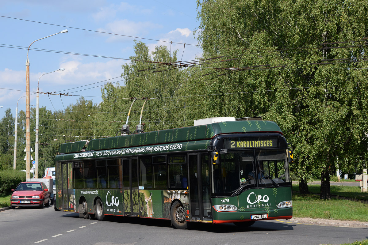 Vilnius, Solaris Trollino II 15 AC č. 1675; Vilnius — Planned service disruptions (detours)