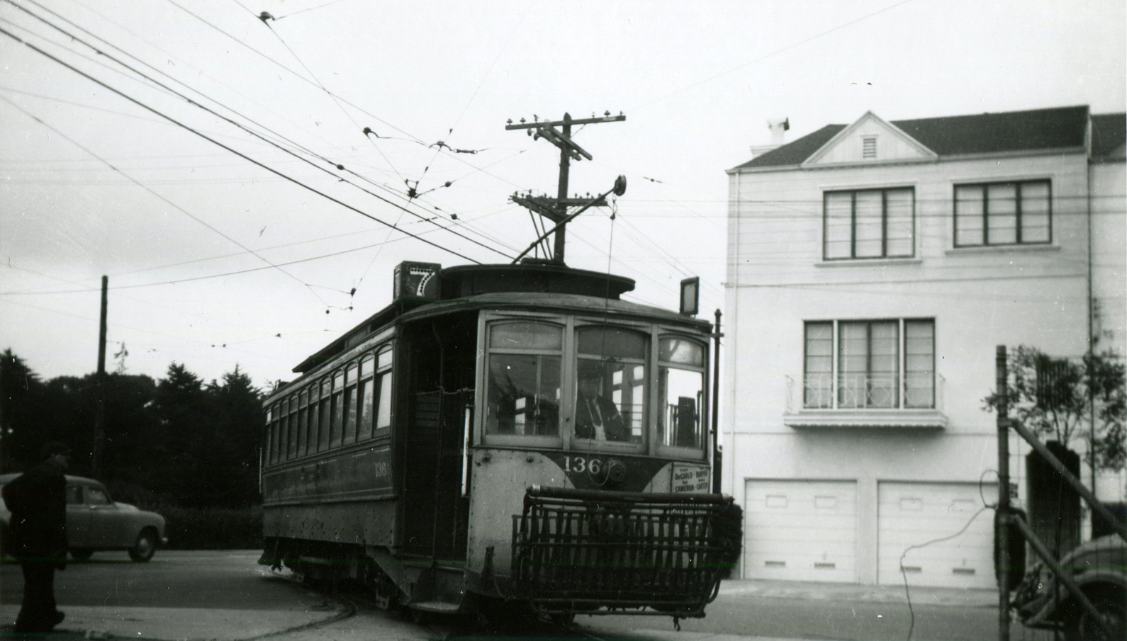 San Francisco Bay Area, Jewett 4-axle motor car # 136