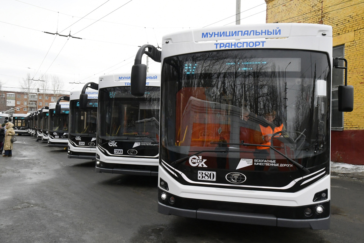 Омск, ПКТС-6281.00 «Адмирал» № 380; Омск — 20.03.2021 — Презентация троллейбусов ПКТС 6281 Адмирал; Омск — Троллейбусное депо 1 (Первомайское)