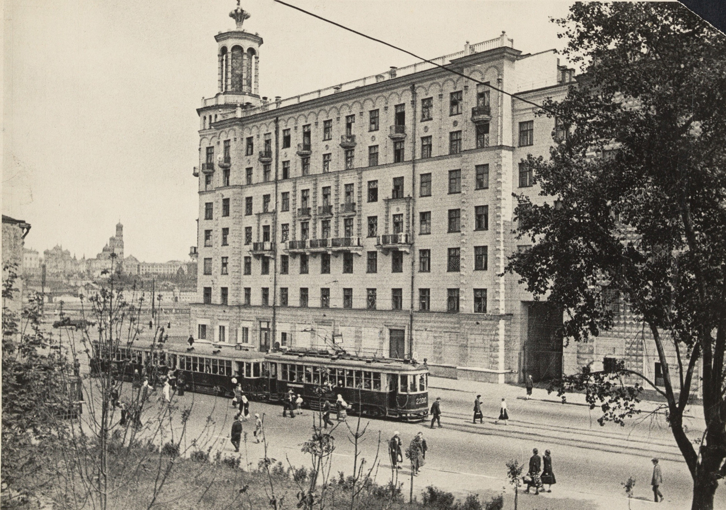 Москва, КМ № 2200; Москва — Исторические фотографии — Трамвай и Троллейбус (1946-1991)