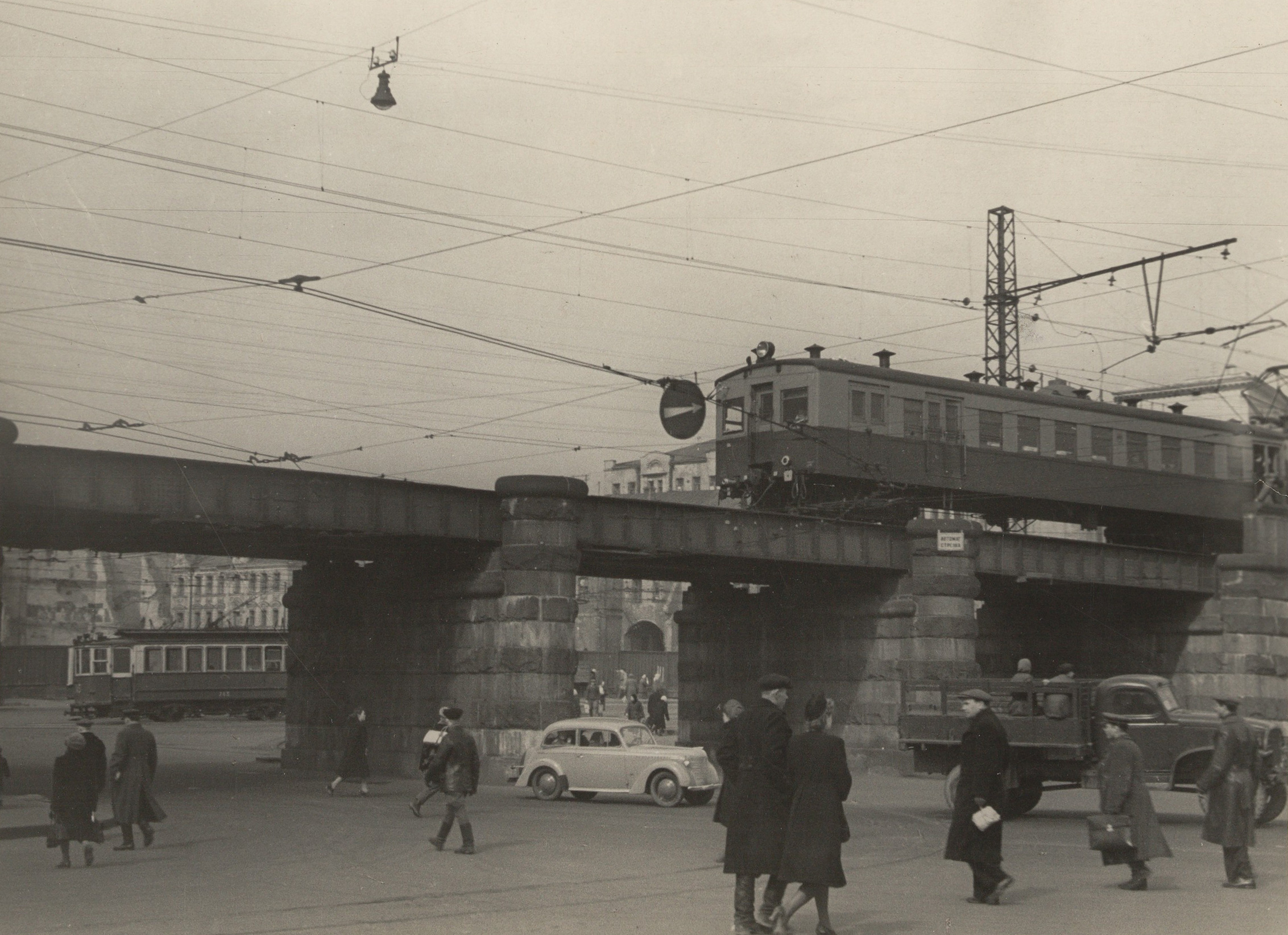Moskwa — Historical photos — Tramway and Trolleybus (1946-1991)
