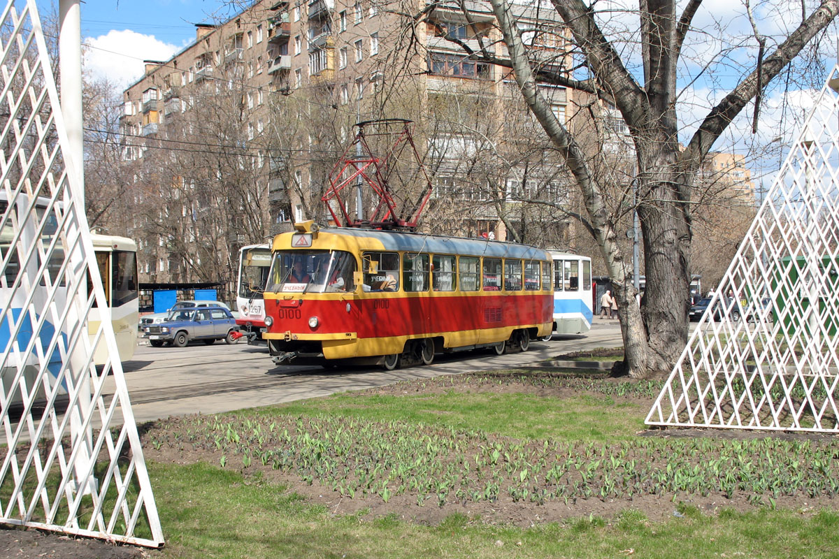 Москва, Tatra T3SU № 0100