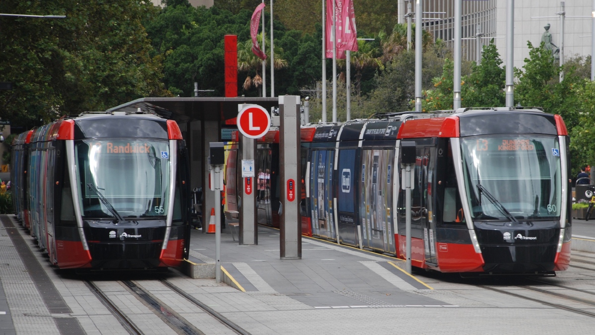 Сидней, Alstom Citadis 305 № 055; Сидней, Alstom Citadis 305 № 060