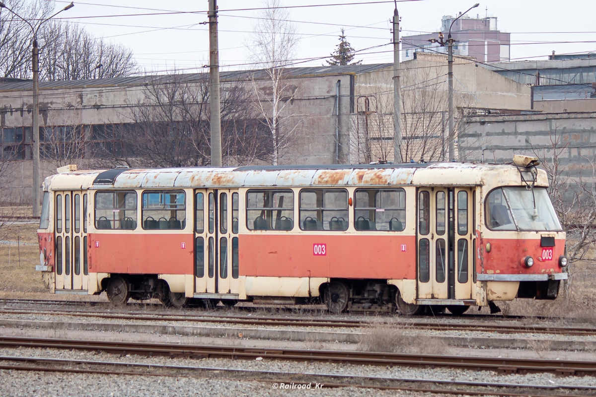 Кривой Рог, Tatra T3R.P № 003