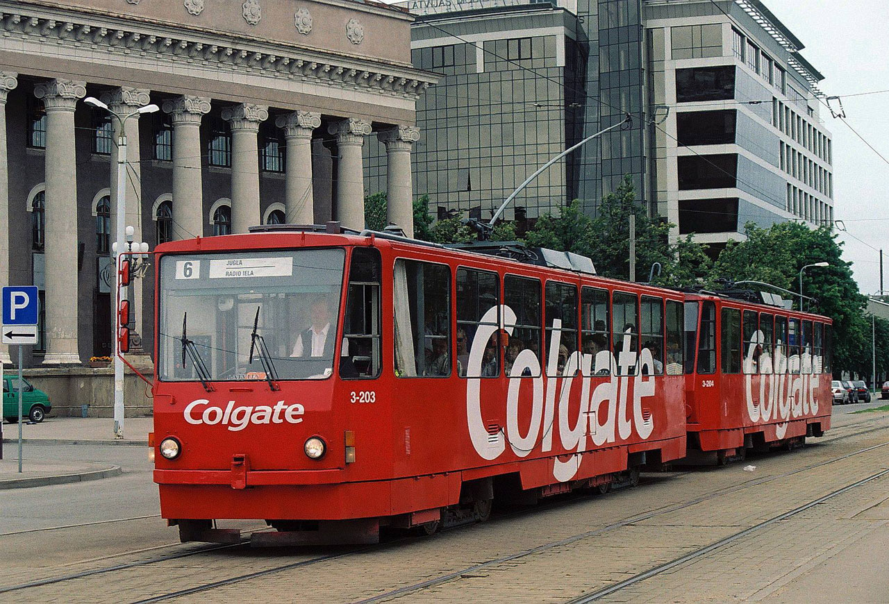 Рига, Tatra T6B5SU № 3-203