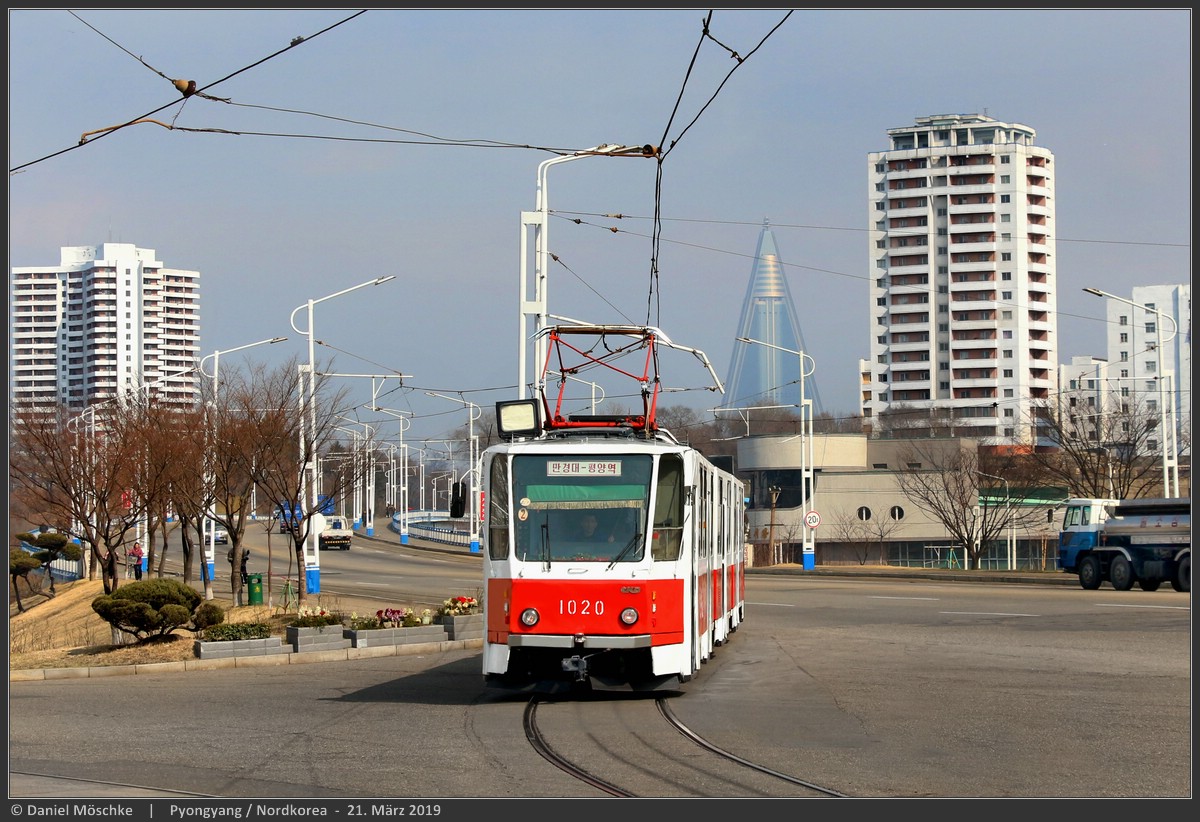 Пхеньян, Tatra KT8D5K № 1020