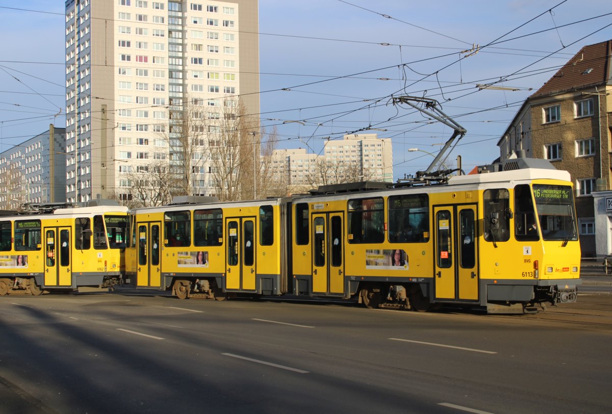 Берлин, Tatra KT4DM № 6113