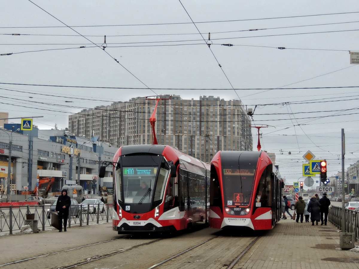 Санкт-Петербург, 71-923М «Богатырь-М» № 0204; Санкт-Петербург, 71-923М «Богатырь-М» № 0207
