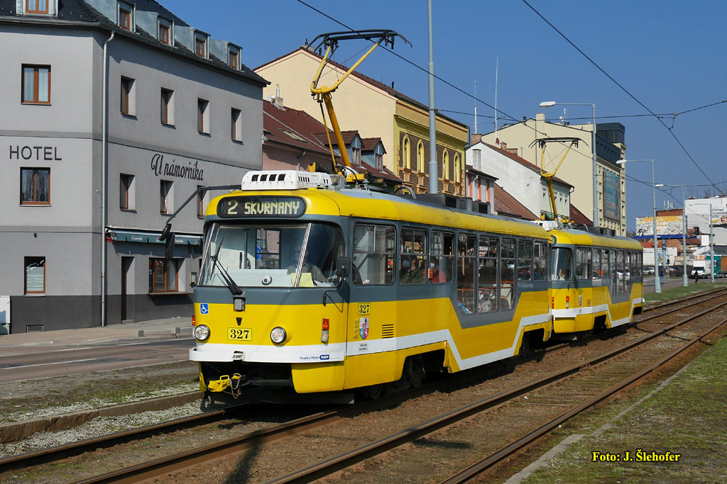 Пльзень, Tatra T3R.PLF № 327; Пльзень, Tatra T3R.PLF № 328