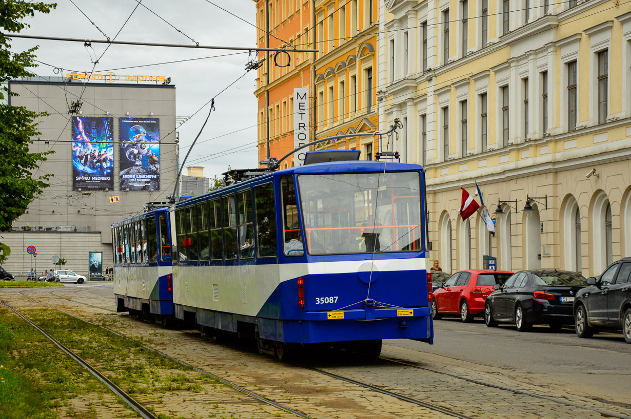 Рига, Tatra T3MR (T6B5-R) № 35087