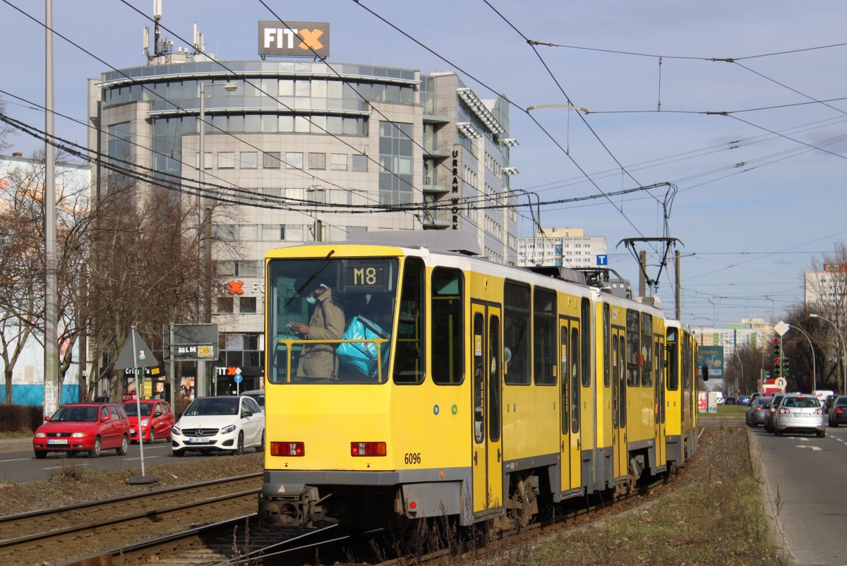 Берлин, Tatra KT4DM № 6096