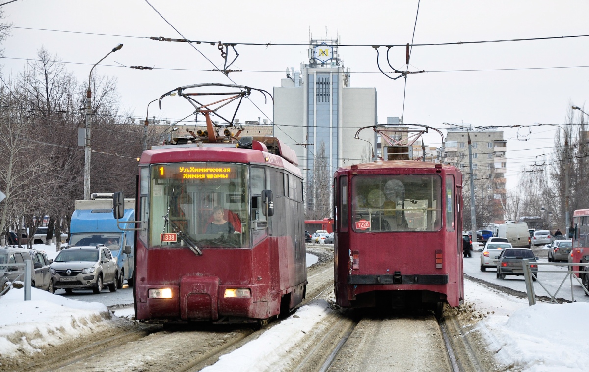 Казань, Stadler 62103 № 1338; Казань, 71-402 № 1226