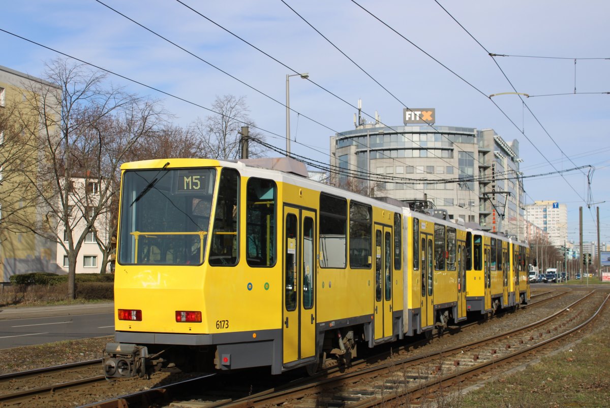Берлин, Tatra KT4DM № 6173