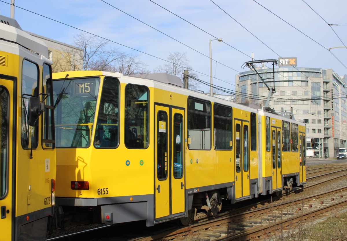 Берлин, Tatra KT4DM № 6155