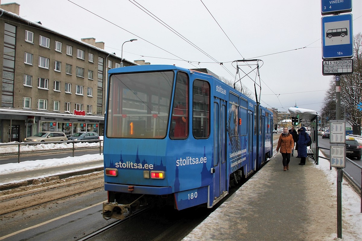 Таллин, Tatra KT4D № 180