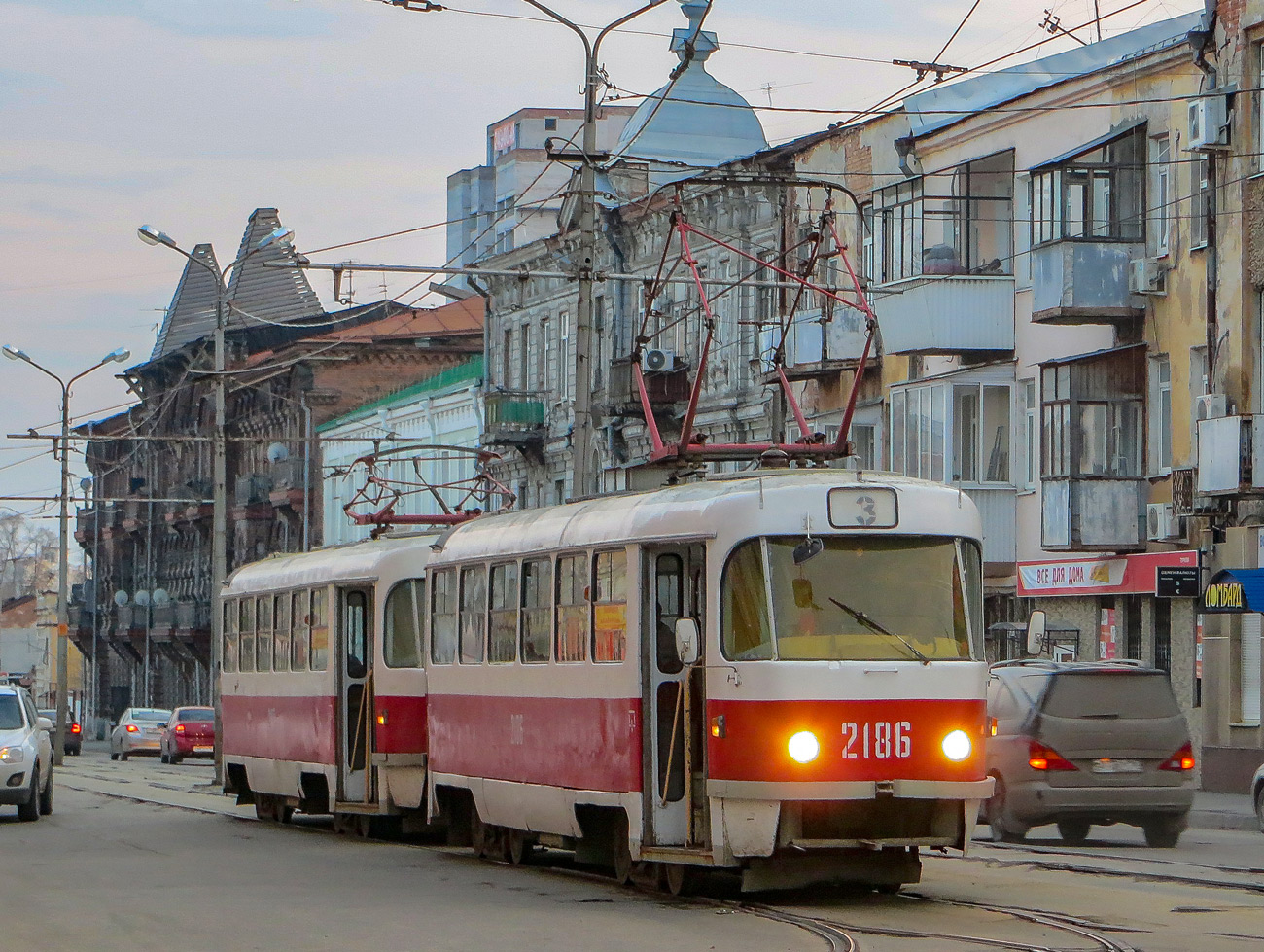 Samara, Tatra T3SU (2-door) Br. 2186