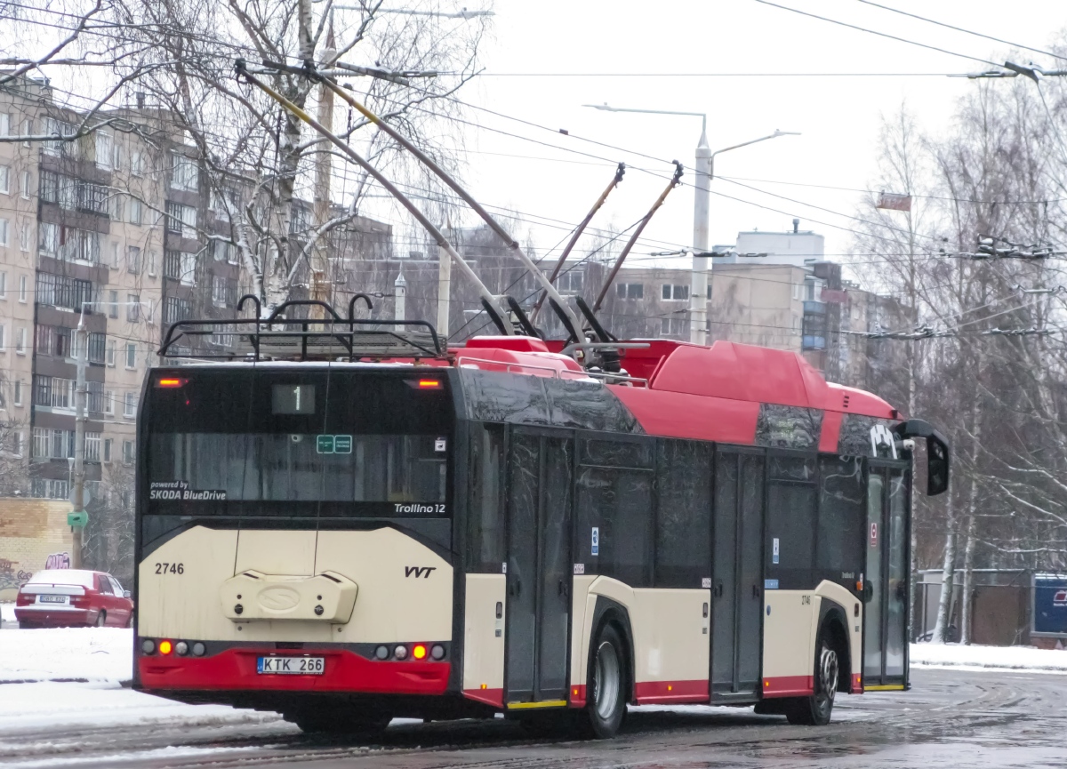 Вильнюс, Solaris Trollino IV 12 Škoda № 2746