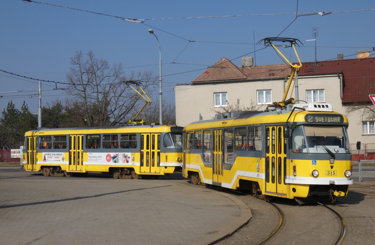 Пльзень, Tatra T3R.PLF № 315; Пльзень, Tatra T3R.P № 243 Пльзень, Tatra T3R.PLF № 315; Пльзень, Tatra T3R.P № 243