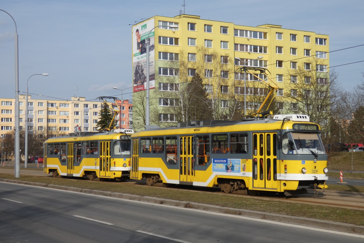 Пльзень, Tatra T3R.PLF № 329