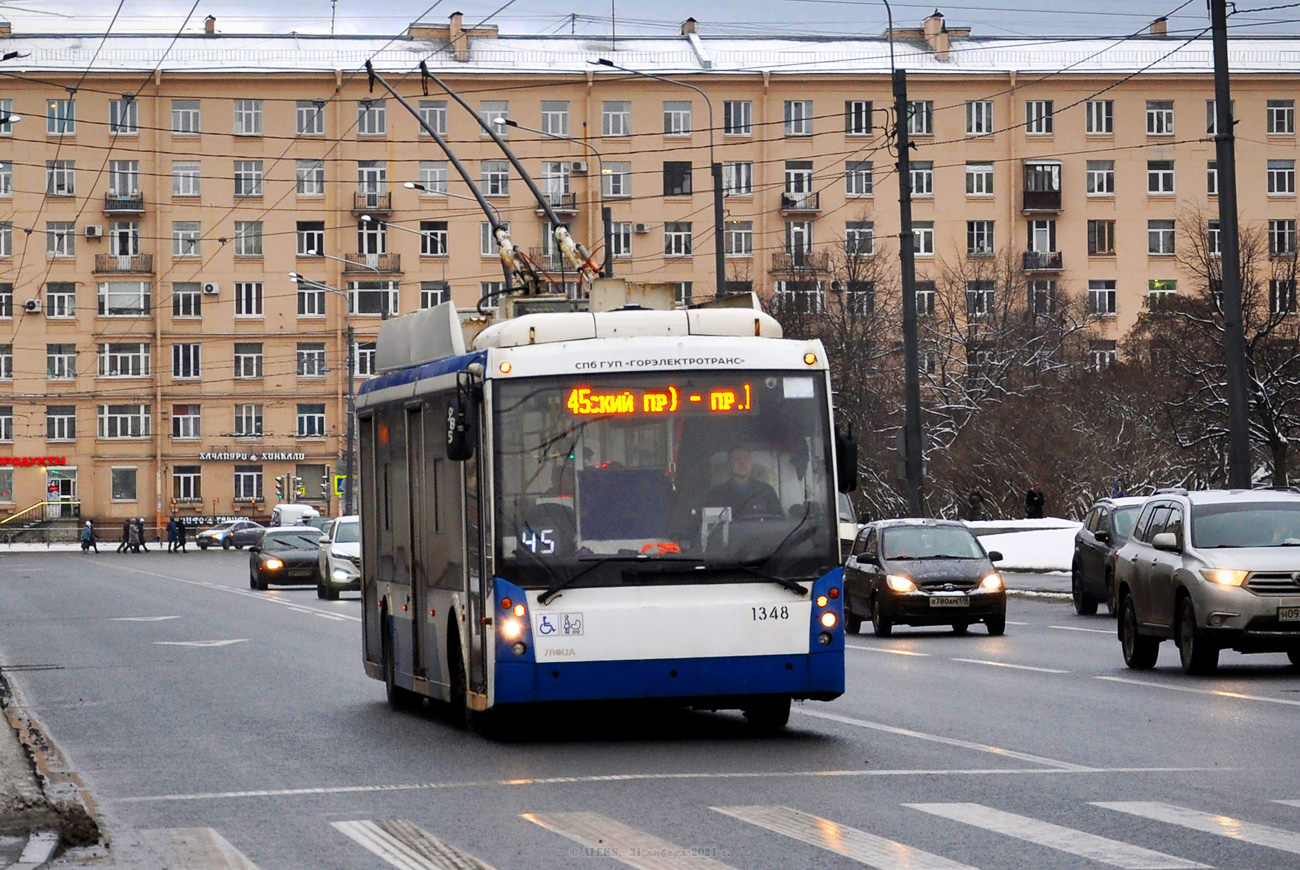 Санкт-Петербург, Тролза-5265.00 «Мегаполис» № 1348