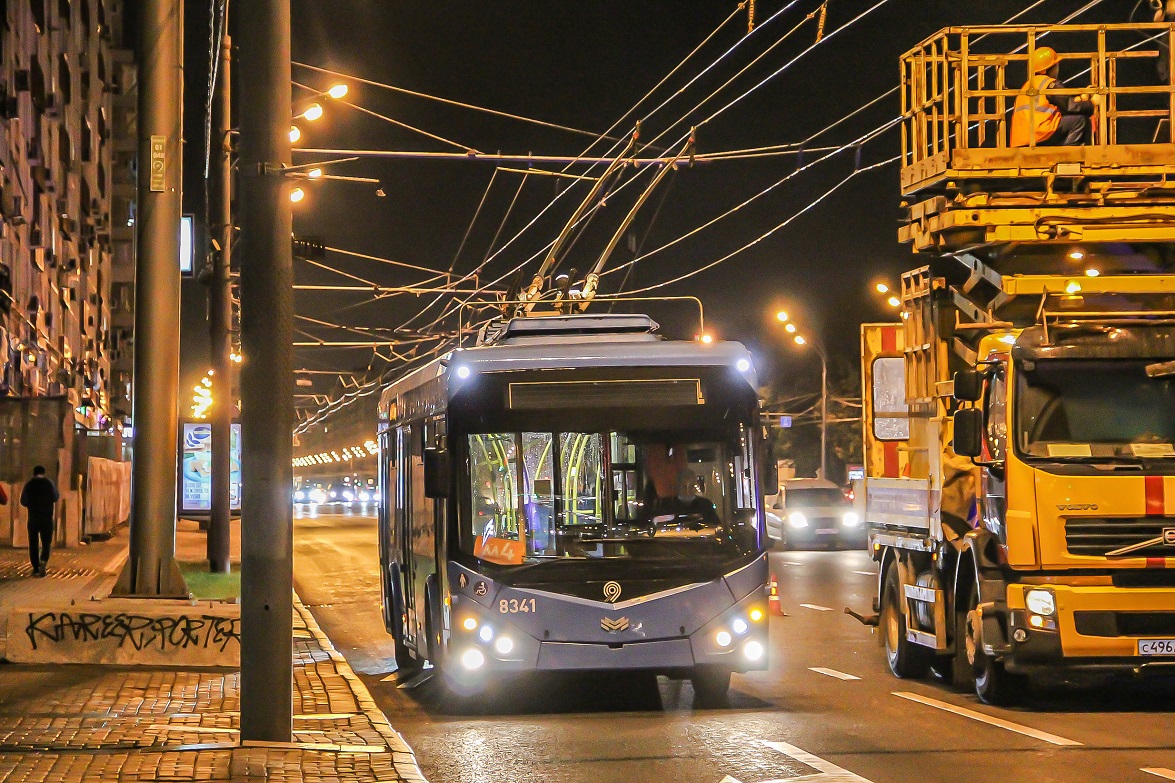Москва, БКМ 321 № 8341; Москва — Закрытие движения Московского троллейбуса 24 — 25 августа 2020