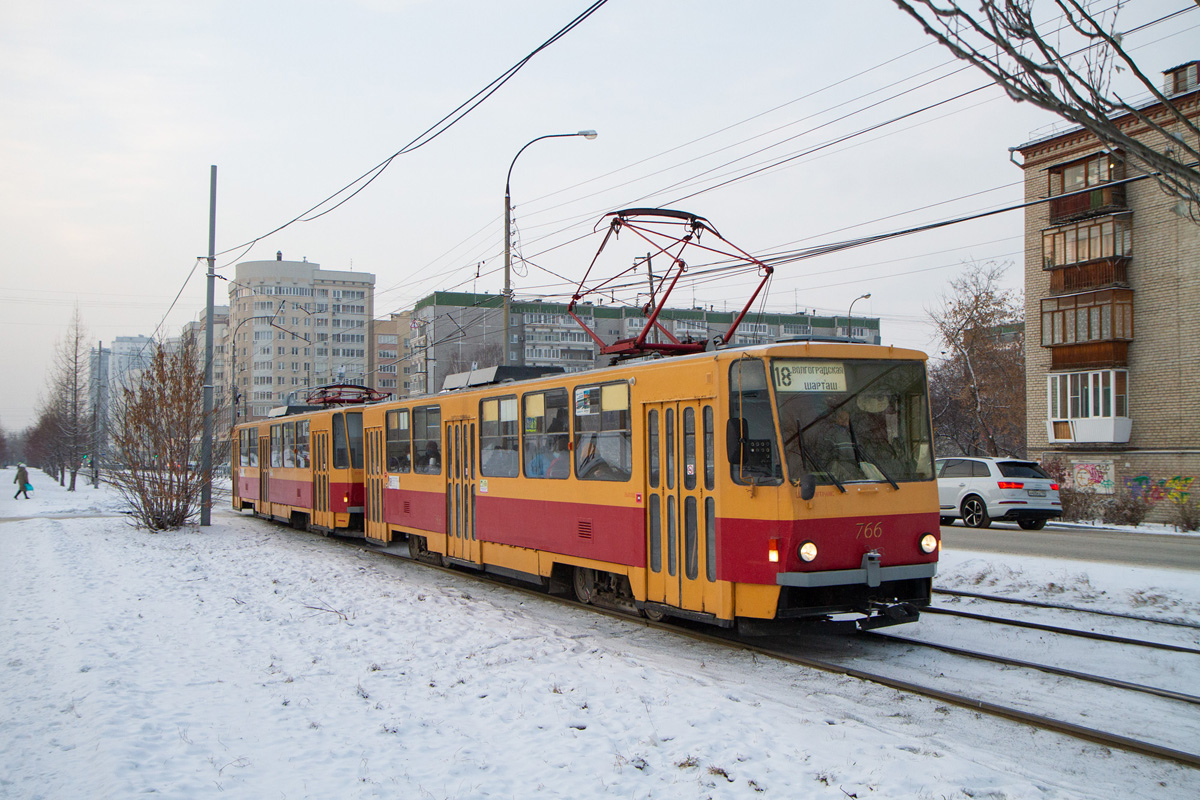 Екатеринбург, Tatra T6B5SU № 766