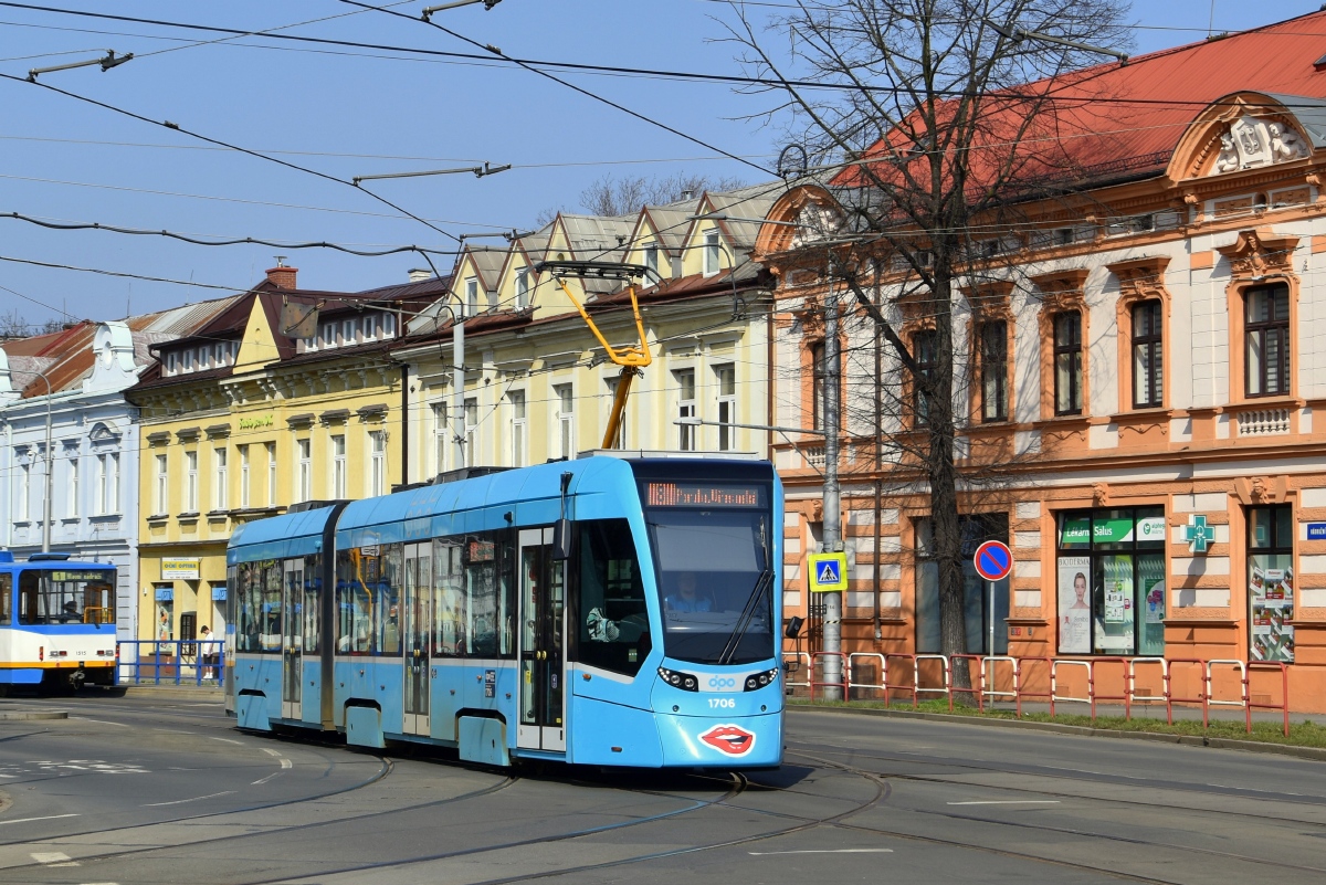 Острава, Stadler Tango NF2 № 1706 Острава, Stadler Tango NF2 № 1706
