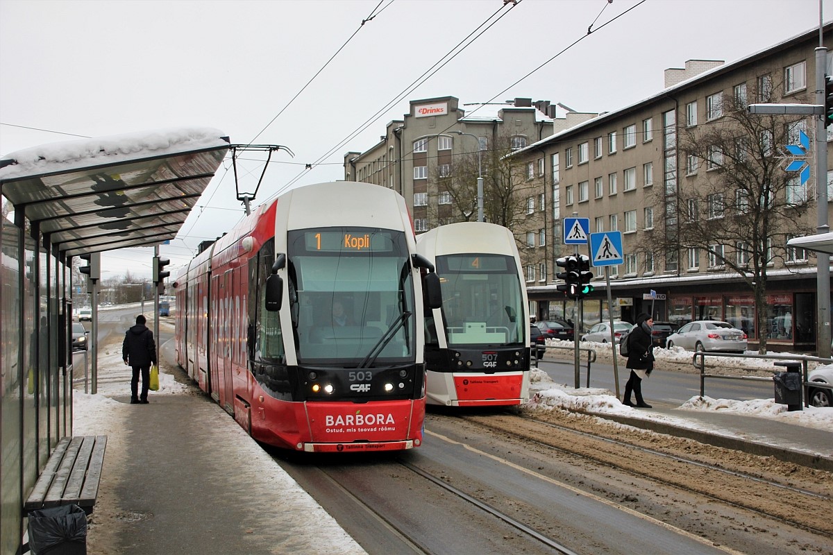 Таллин, CAF Urbos AXL № 503
