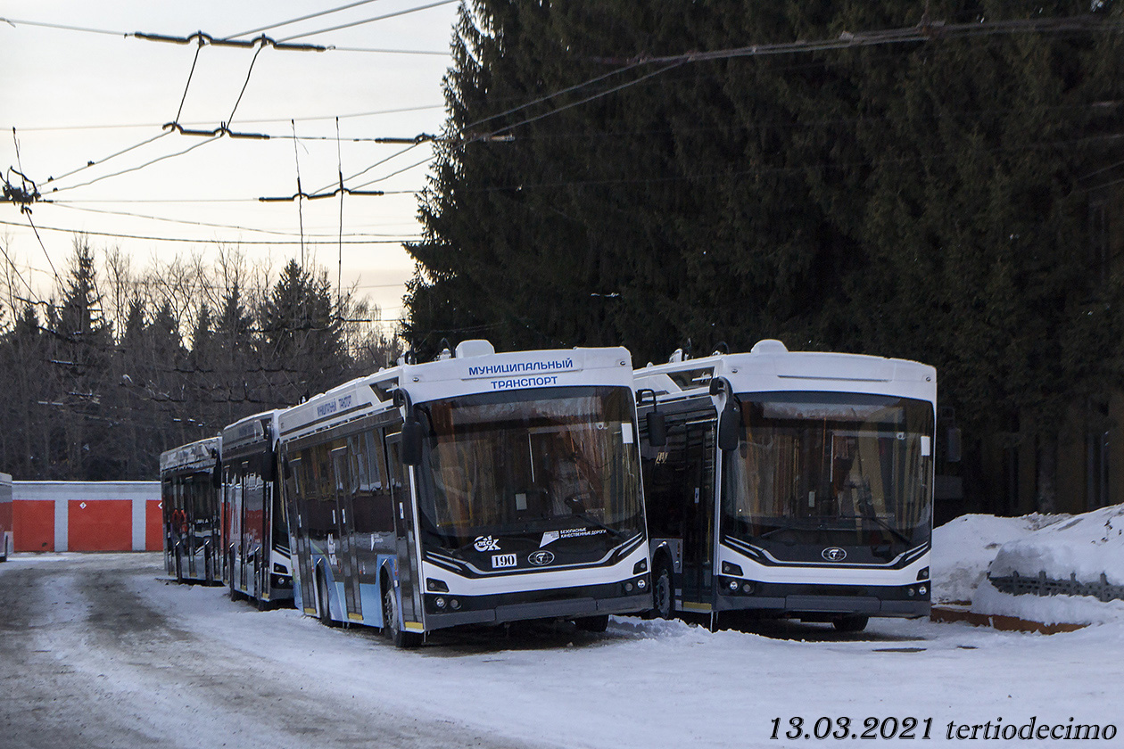 Omsk, PKTS-6281.00 “Admiral” č. 190; Omsk — Trolleybus depot 1 (May Day)