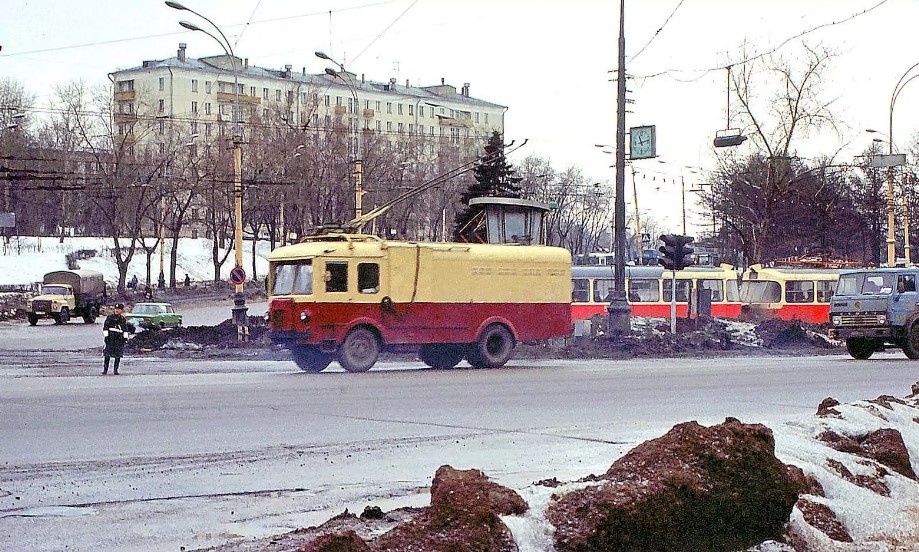 Москва — Исторические фотографии — Трамвай и Троллейбус (1946-1991)