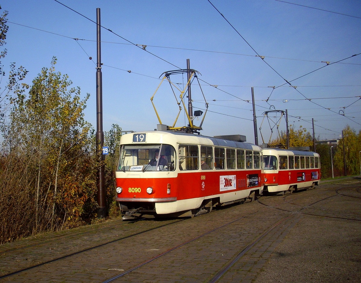 Прага, Tatra T3M № 8090