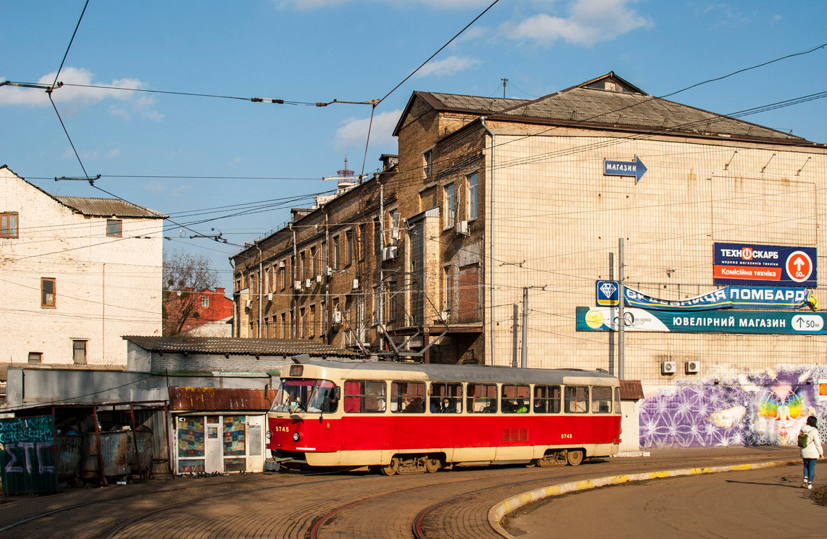 Киев, Tatra T3SU № 5745 Киев, Tatra T3SU № 5745