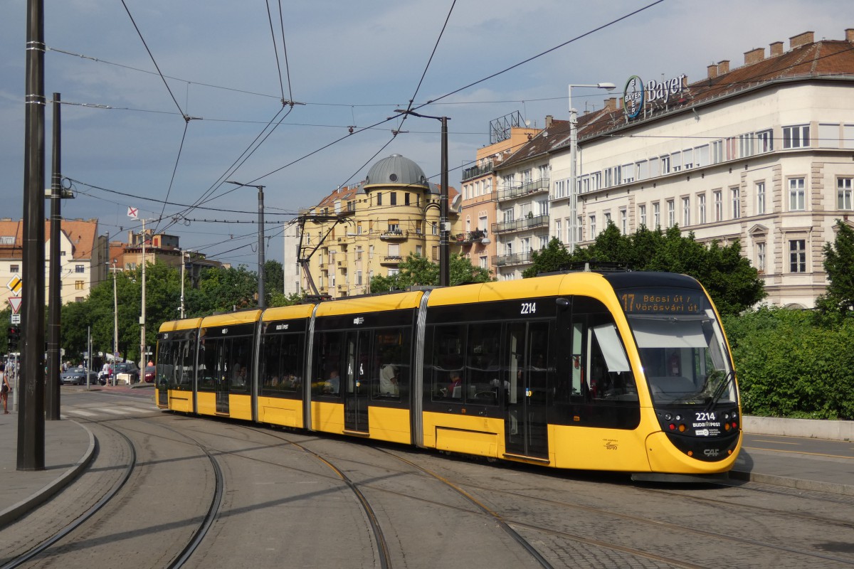 Будапешт, CAF Urbos 3 № 2214