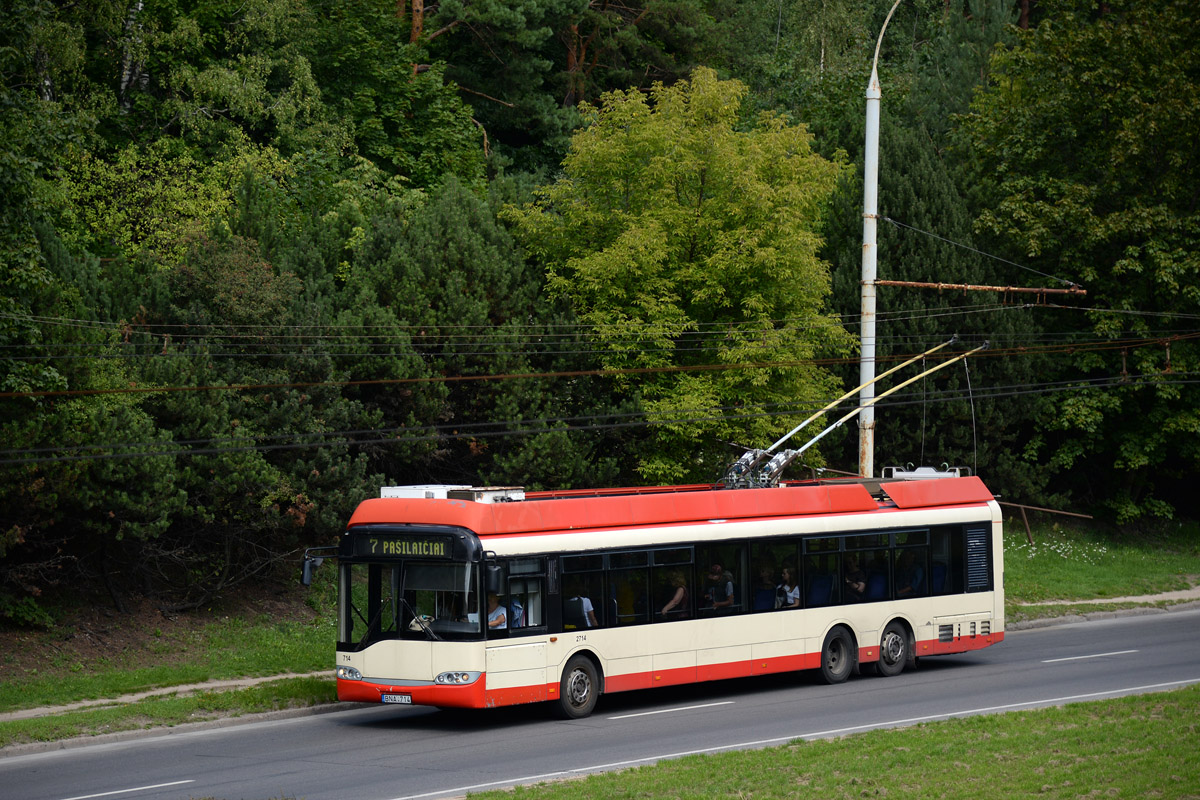 Вильнюс, Solaris Trollino II 15 AC № 2714