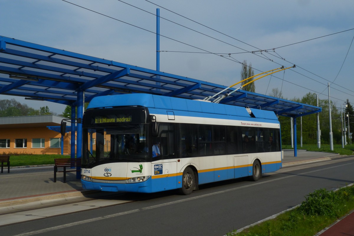 Острава, Solaris Trollino III 12 AC № 3714