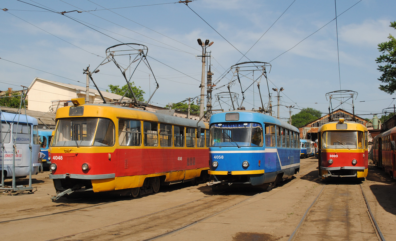 Одесса, Tatra T3R.P № 4058; Одесса, Tatra T3SU № 3003