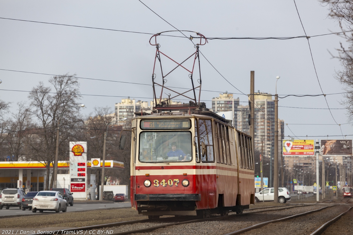 Санкт-Петербург, ЛВС-86К № 3407