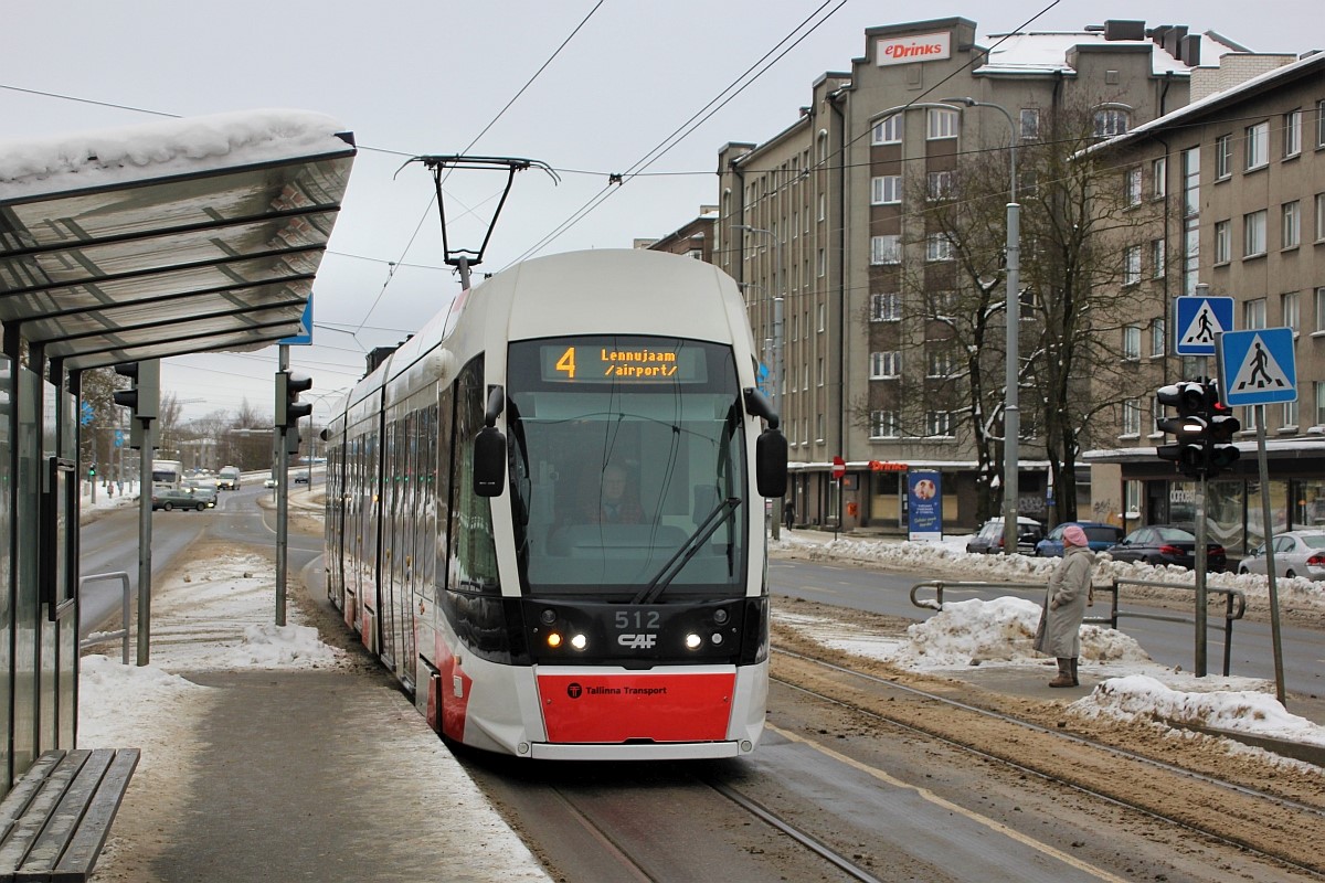 Таллин, CAF Urbos AXL № 512