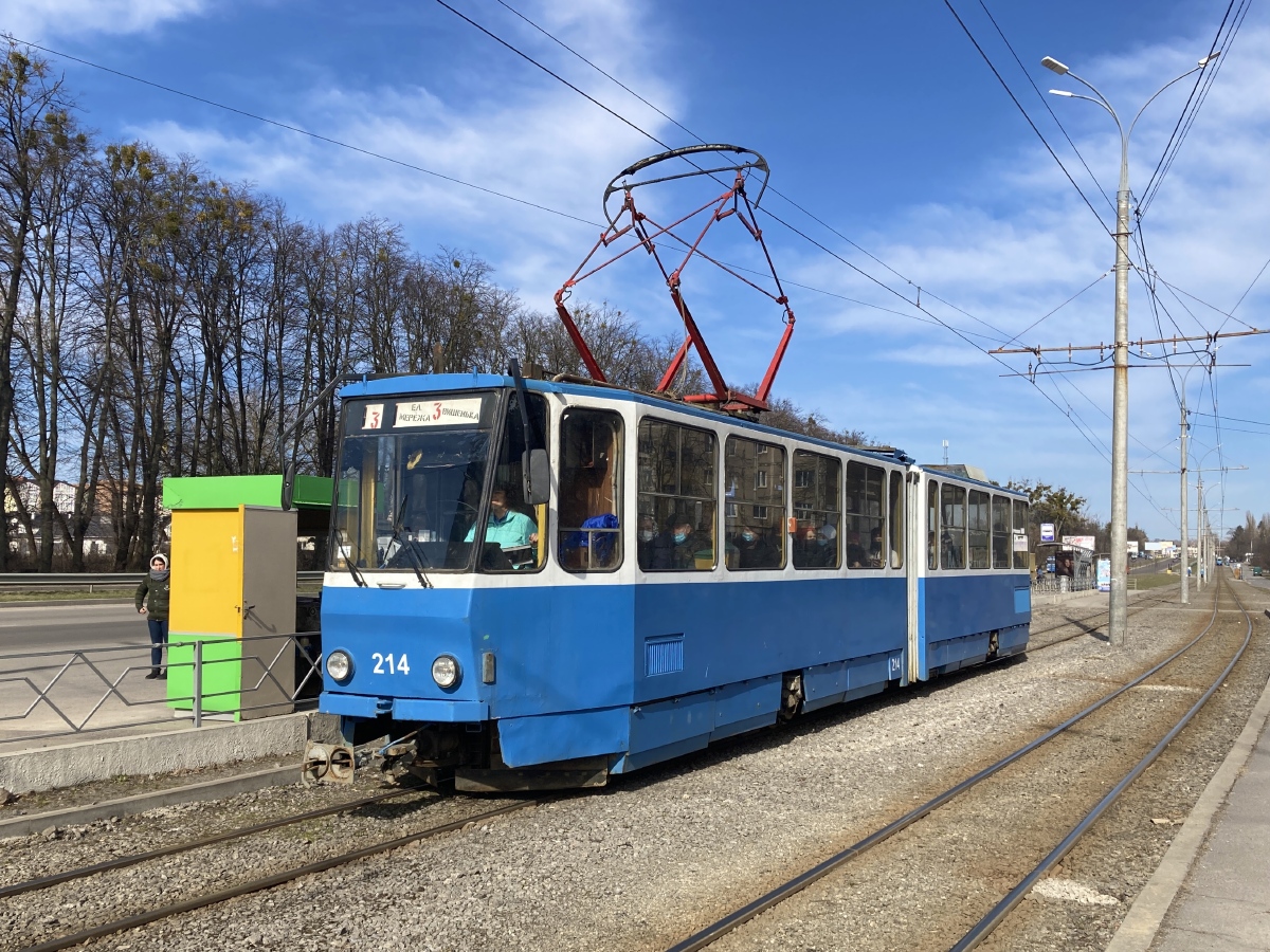 Винница, Tatra KT4SU № 214