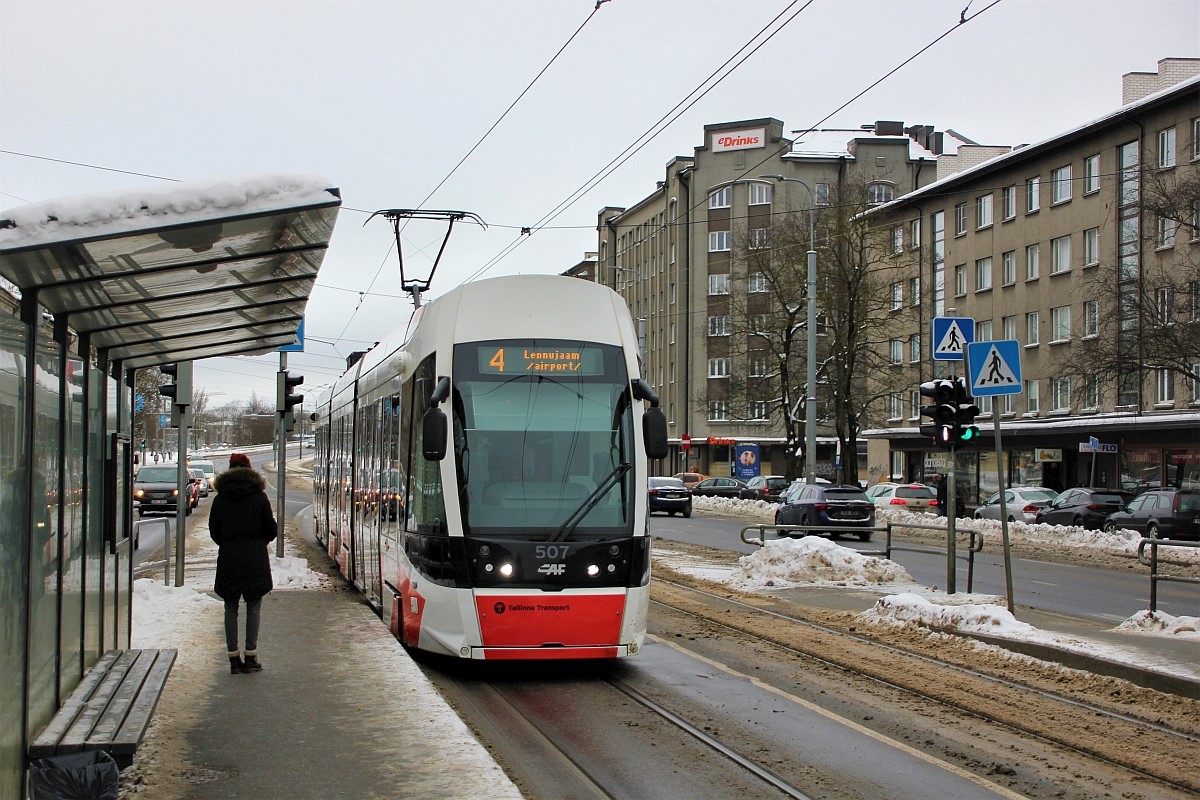 Таллин, CAF Urbos AXL № 507