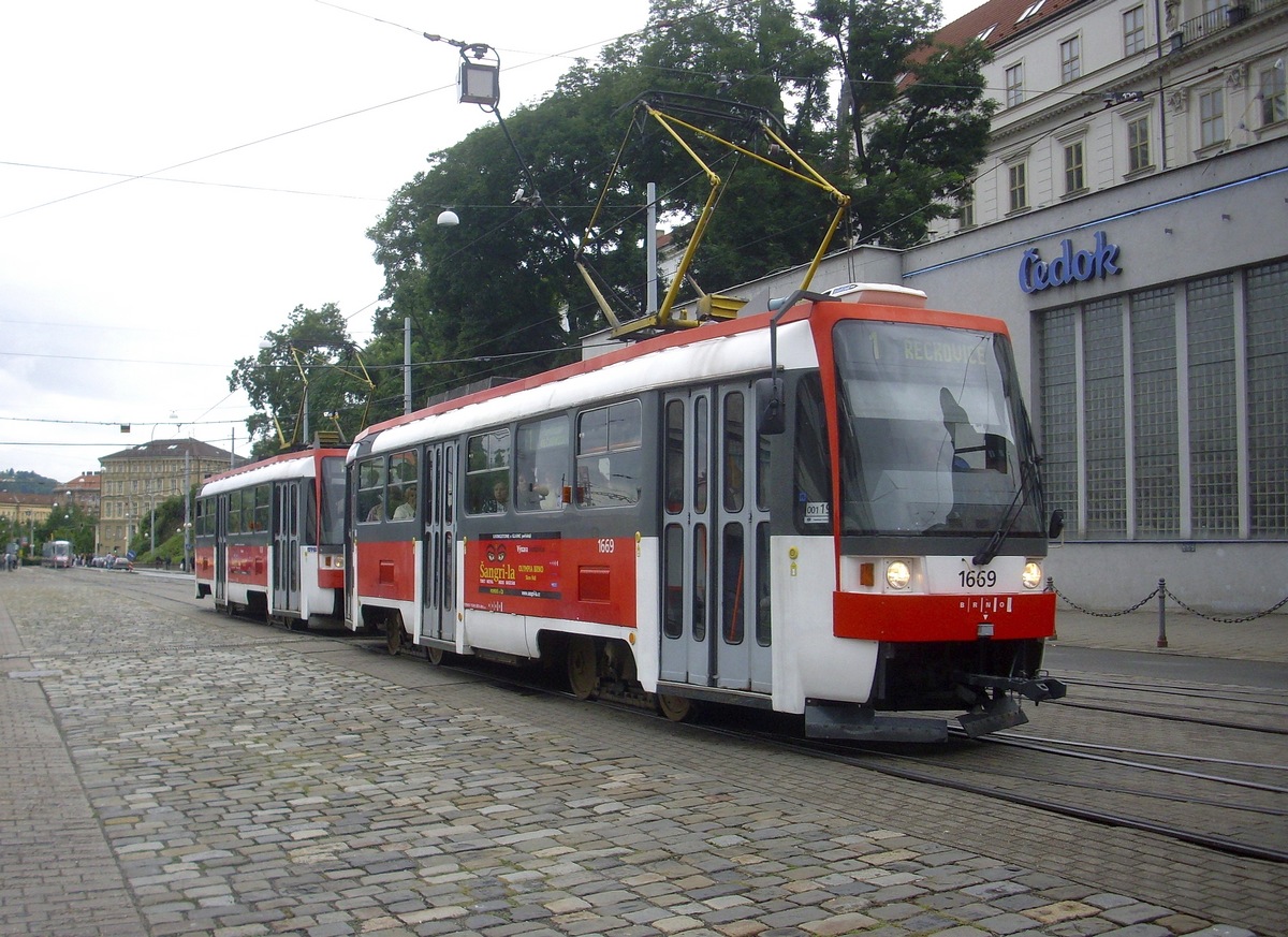 Брно, Tatra T3RF № 1669