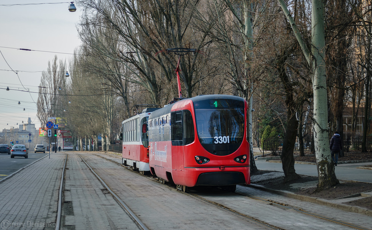Донецк, Tatra T3 ДТ-1 ДОН № 3301