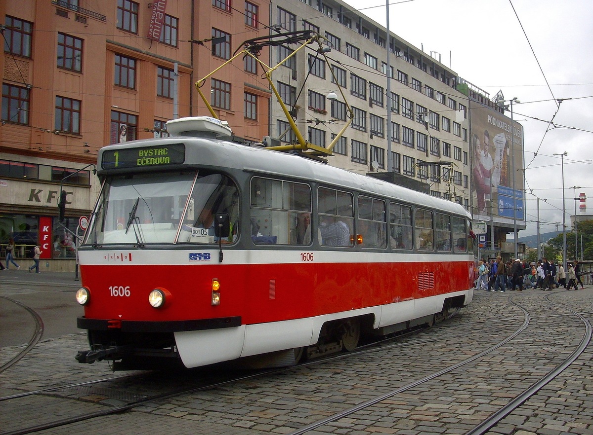 Brno, Tatra T3G — 1606