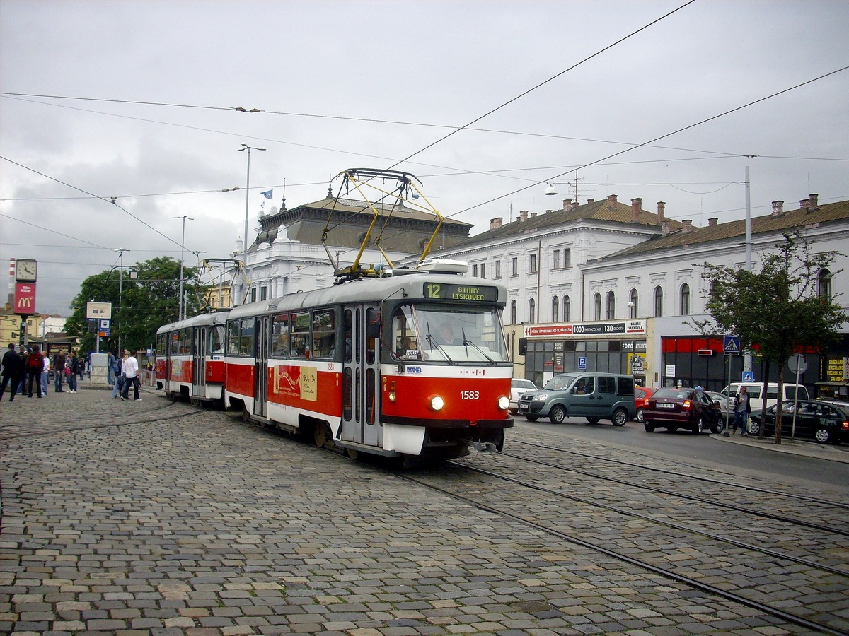 Brno, Tatra T3P № 1583