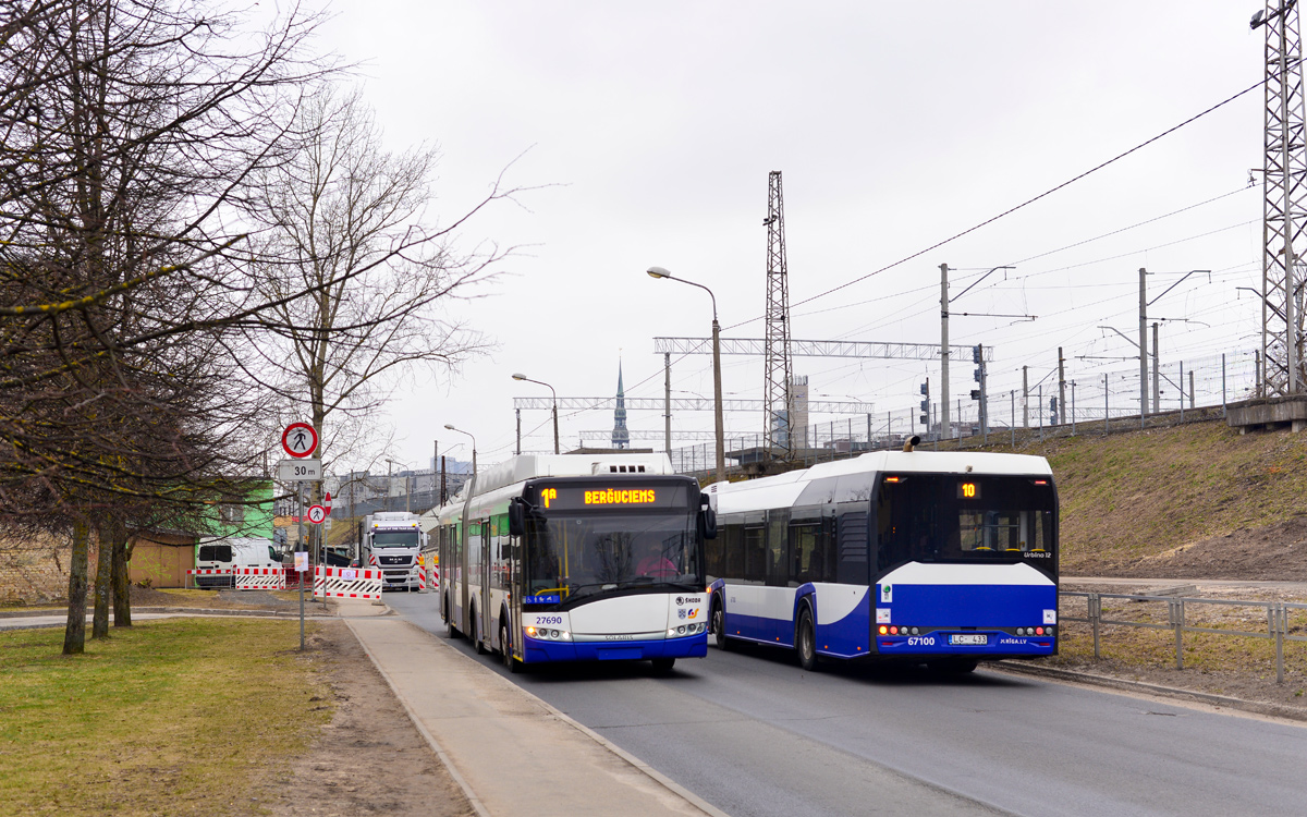 Riga, Škoda 27Tr Solaris III Br. 27690