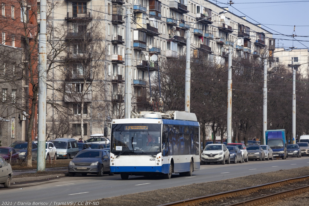 Санкт-Петербург, Тролза-5265.00 «Мегаполис» № 5205