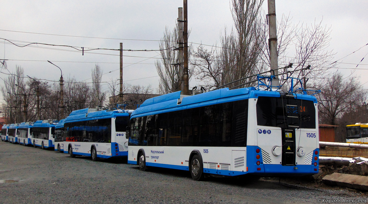 Мариуполь, АКСМ 32100D (БКМ-Україна) № 1505; Мариуполь — Новые троллейбусы: АКСМ Украина
