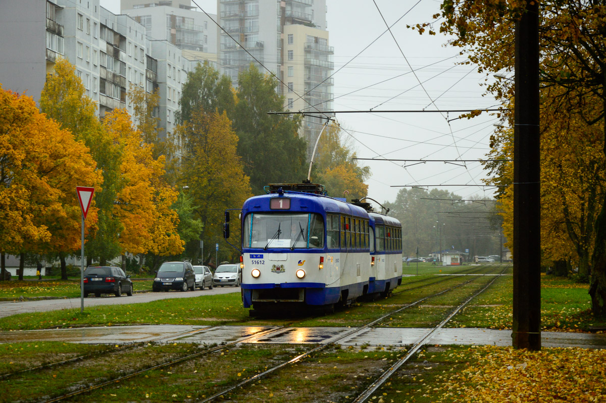Рига, Tatra T3A № 51612